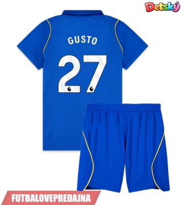 Lacne Dětský Futbalové dres Chelsea Malo Gusto #27 2026-27 Krátky Rukáv - Domáci (+ trenírky)